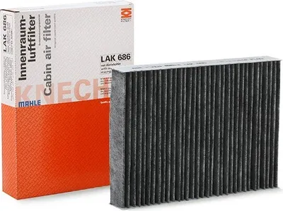 Produktbild von MAHLE Innenraumfilter LAK 686 Pollenfilter für RENAULT Scénic III (JZ0/1) Aktivkohle