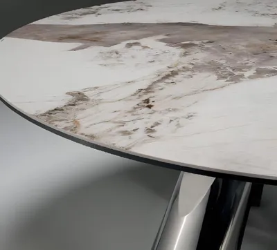 Image de Table Design Table de salle à manger de luxe Tables de salle à manger en bois Salon élégant