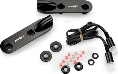 Immagine prodotto di PUIG 22044N Copri specchietti retrovisori con set di indicatori di direzione adatti per BMW S1000RR Nero