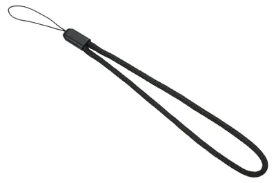 Obrázok produktu pre Nylonové remienky na zápästie, šnúrka na ruku pre USB kľúče, fotoaparáty, kľúče, mobilné telefóny, MP3, MP4 – čierna