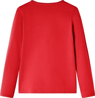 Produktbild von vidaXL Kinder-Langarmshirt Rot 116