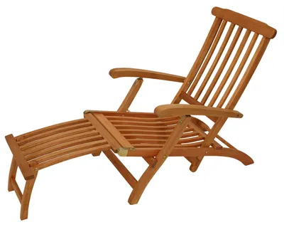 Produktbild von Deckchair Sonnensessel Sonnenliege aus Eukalyptusholz