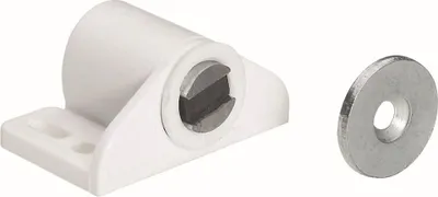 Produktbild von Hettich Magnetschnäpper 27 x 18 x 33 mm weiß 2-3 kg - 2 Stück