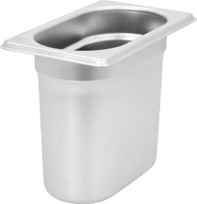Image de TECHNICA Bac GN 1/9 150 mm en inox | Gastro Container empilable | Bac inox cuisine | Résistant à la chaleur -40 °C à 300 °C | Gastronorme