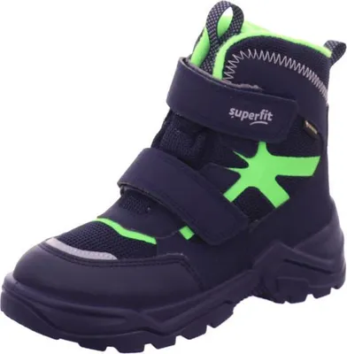 Produktbild von Superfit Klettstiefel Jungen Outdoorschuhe Stiefel schwarz 32