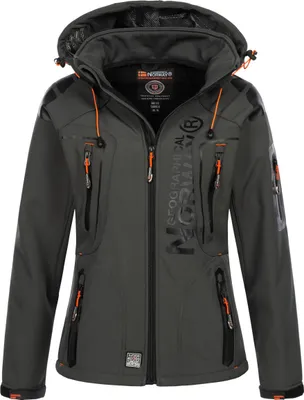 Produktbild von Geographical Norway Damen Frühlings Jacke Softshelljacke Windbreaker Übergang Regen Jacke