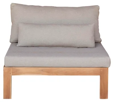 Produktbild von Gartensessel Teakholz massiv Taupe