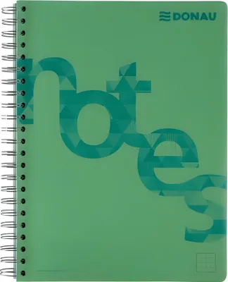 Produktbild von DONAU Collegeblock PP Cover - A4, kariert, grün