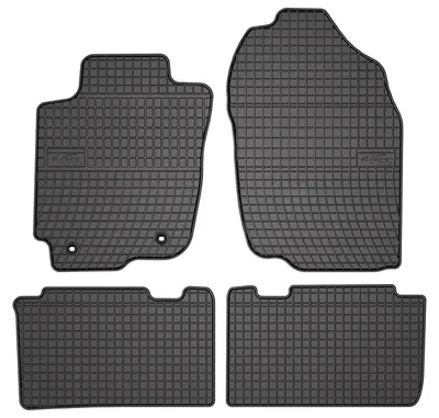 Zdjęcie produktu dla Dywaniki gumowe do Toyota RAV4 IV 2013-2019 (SUV) – 4 szt., czarne, dopasowane – Wielganizator SolidPRO