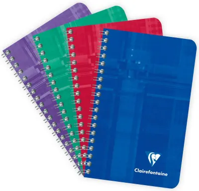 Produktbild von Clairefontaine 10x Notizbuch 7,5x12cm, 50 Blatt 90g, liniert - Sortiert 8586C