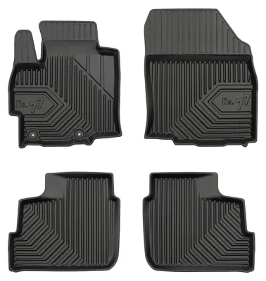 Immagine prodotto di Tappetini gomma vasca per Mitsubishi Space Star 2013-2024 (hatchback) – set 4 pezzi, nero, su misura