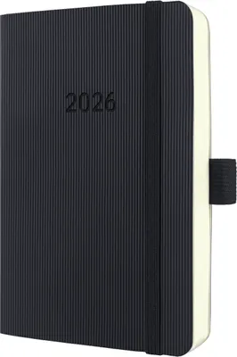 Produktbild von sigel Taschenkalender Conceptum 2026 ca. DIN A6 schwarz