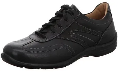 Produktbild von Jomos Herren Echtleder Schnürhalbschuh 'Toskana/Malaga'schwarz, Lederfutter, Herren:47 EU