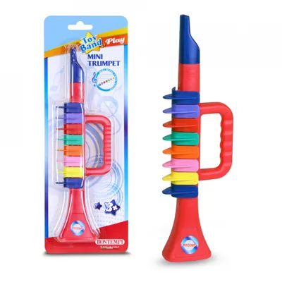 Obrázok produktu pre Bontempi Mini Trumpet, Hračkársky hudobný nástroj, trúbka, 3 rok / roky, Viacfarebný