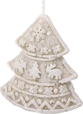 Zdjęcie produktu dla Świąteczna świeca stearynowa 9x9,5cm