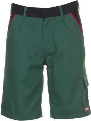 Produktbild von Größe XS Herren Planam Highline Shorts grün schwarz rot Modell 2375