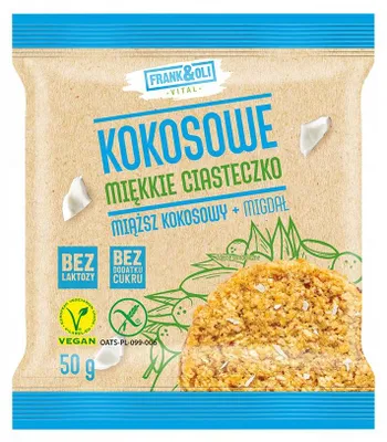 Immagine prodotto di Biscotto vegano al cocco FRA 50 g