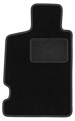 Produktbild von Fahrermatte Velours für Citroen Saxo 1996-2003 (Schrägheck) – 1-tlg, Schwarz, passgenau – Wielganizator LUX