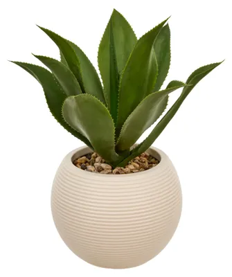 Productafbeelding van Kunstagave POSA in een decoratieve pot, hoogte 58 cm