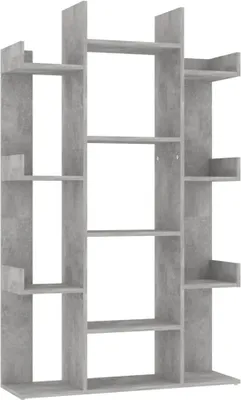Immagine prodotto di Libreria grigio cemento 86x25,5x140 cm materiale a base di legno