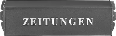Produktbild von Burg-Wächter Zeitungsrolle 808 E aus verzinktem Stahl für den Außenbereich