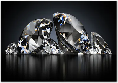 Imagen del producto de Tulup® Glas-Bild - 100 x 70 - Cuadro de cristal para pared - Obra de arte para pared - Cuadro con cristal de seguridad templado - Otros - Diamantes -