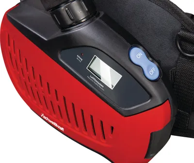 Imagen del producto de Casco de soldadura GRIND AIR, con protección facial y respiratoria, sistema de filtración de aire, batería de litio
