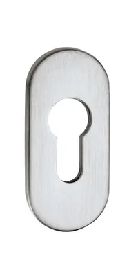 Produktbild von Dieckmann Rahmen-Schieberosette 811 / 6 6mm PZ Lochung oval Edelstahl - 2133402000