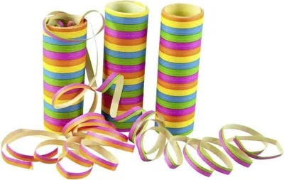 Produktbild von Luftschlangenset 3-teilig, kinderleicht auseinanderpustbar für Festlichkeiten