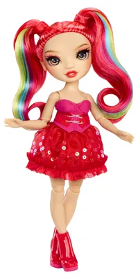 Imagen del producto de Panenka Rainbow High, colección "Be Dazzling", muñeca Vivienne, color rojo