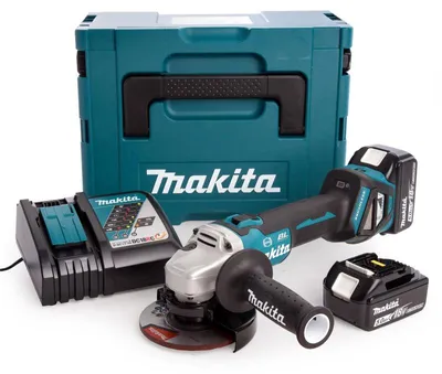 Produktbild von Makita Akku-Winkelschleifer DGA513RT3J 125mm 8500min 3x5Ah 18V Li-Ion im Makpac
