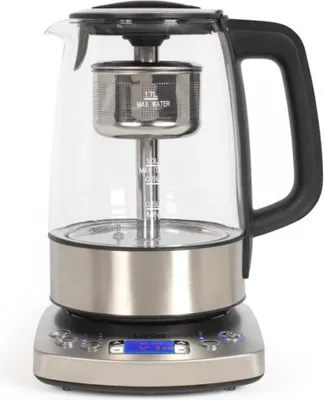 Immagine prodotto di Bollitore senza fili 1,7l 2000w vetro/grigio Livoo DOD209