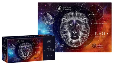 Produktbild von INTERDRUK Puzzle Zodiac: Lö we 250 dlks