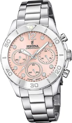 Produktbild von Festina Edelstahl Damen Uhr Armbanduhr silber Casual D2UF20603/7