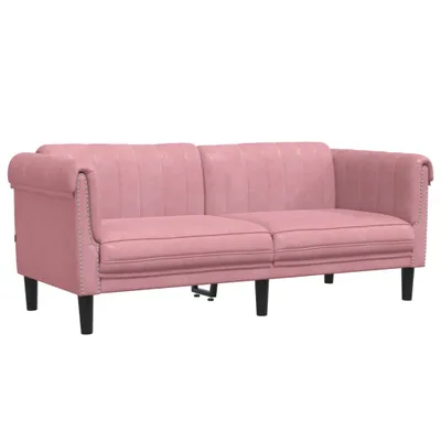 Zdjęcie produktu dla vidaXL Sofa 2-osobowa różowy aksamit