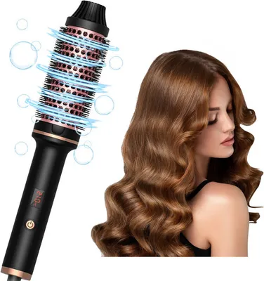 Produktbild von OKWISH Lockenstäbe Keramik Lockenstab & Glätteisen, 38mm Curling-Maschine mit LED-Licht&10 Temperaturregelungen, Multifunktionen Lockenstyling Schwarz