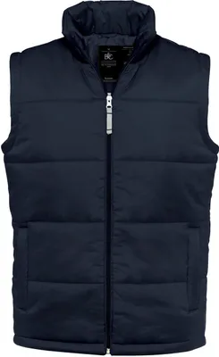 Produktbild von B&C JM930 | Bodywarmer / Men - Farbe: Navy - Größe: M