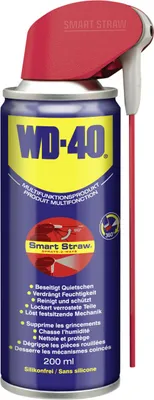 Zdjęcie produktu dla WD-40 49660, Środek smarny, Łożysko, Łańcuch, Zębatka, Dysk, BMX, Rower miejski, Rower górski, Szlak rowerowy, Aerozolu, Olej