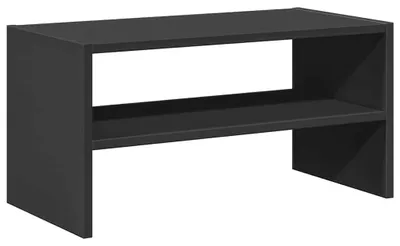 Produktbild von vidaXL Schuhregal Stapelbar Schwarze Eiche 60x30x30,5 cm
