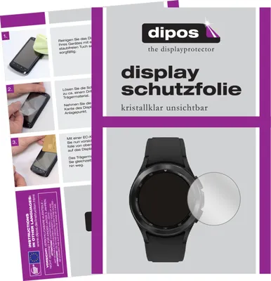 Produktbild von 6x Screen Protector pro Samsung Galaxy Watch 4 Classic (46 mm) čirá ochranná fólie displeje Dipos