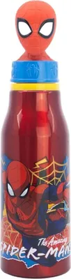 Produktbild von Spiderman Trinkflasche Aluminium, 690ml, mit Sicherheitsverschluss