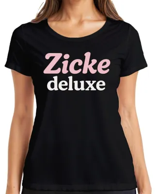 Zdjęcie produktu dla Bitch deluxe bezczelne powiedzenie damski prezent różowy pastelowy damski t-shirt, czarny, XL