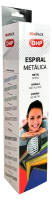 Obrázek produktu pro DHP – Kovová spirálová vazba, krok 5:1, 12 mm, bílá (malé balení, 25 kusů)