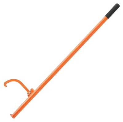 Image de VEVOR Elévateur d'abattage, 1500 mm, crochet forestier pour troncs d'arbres jusqu'à 81 cm de diamètre, outil forestier, aide à l'abattage avec double fonction d'enroulement et de serrage des troncs