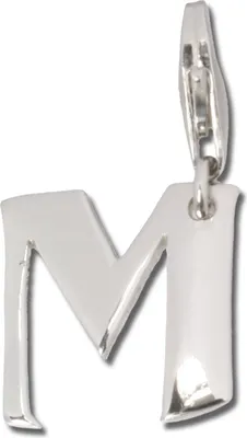 Produktbild von SilberDream Charm Schmuck Armband Anhänger Buchstabe M 925 Echt Silber FC70M