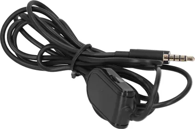 Zdjęcie produktu dla ASHATA kabel audio do słuchawek, przedłużacz kabla audio 3,5 mm, kabel słuchawkowy do gier z mikrofonem i regulacją głośności, zamienny kabel audio do słuchawek