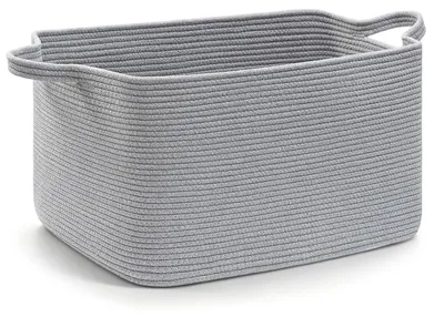 Image de Omgoods - Panier de rangement en tissu de 60 litres avec poignées