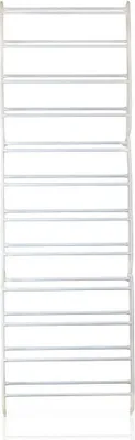 Produktbild von Hängendes Schuhregal 12 Lagen für 36 Paar Schuhe - Hängender Schuhschrank für an der Tür oder in einem Schrank - Metall - Schuhregal - Farbe Weiß - Decopatent