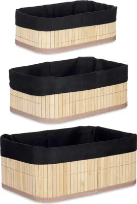 Obrázek produktu pro Úložné krabice na kosmetiku do koupelny, 3 různé rozměry