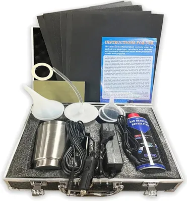Image de Kit de restauration de phares, Facile à utiliser, Compatibilité polyvalente, Kit 4 outils